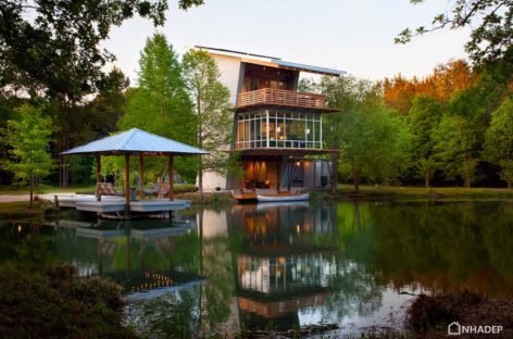 Ngắm nhìn vẻ đẹp của The Pond House ven hồ ở tiểu bang Louisiana