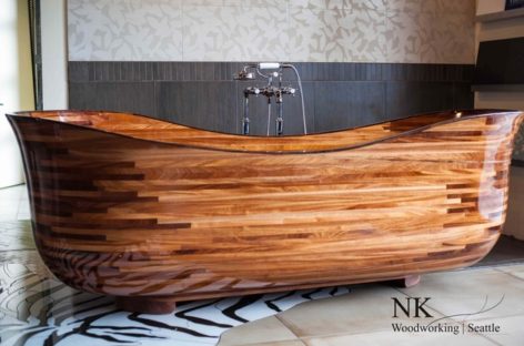 Những bồn tắm gỗ cho thiết kế nội thất hiện đại và phòng tắm sang trọng (phần 3)