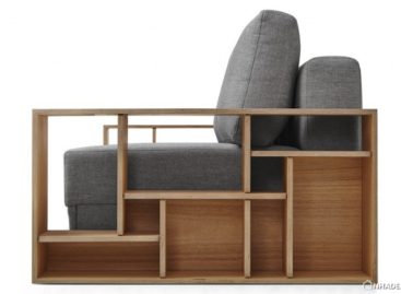 Những chiếc ghế sofa kết hợp kệ tiện dụng