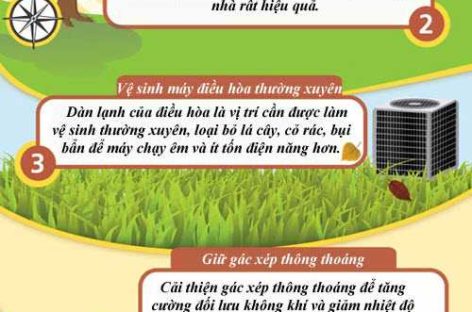 Mẹo làm mát nhà vào những ngày nắng nóng