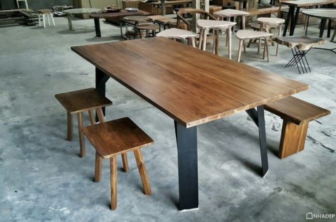 [Sản phẩm nhập khẩu] Bàn ghế gỗ Teak của Aquiva Gallery, Indonesia