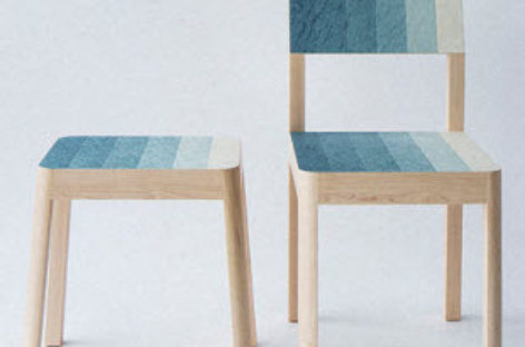 Những chiếc ghế gỗ với dải màu sắc bắt mắt của Kazuya Koike