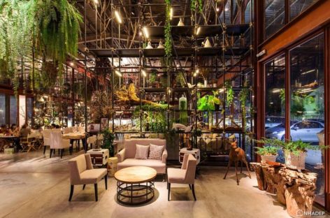 Nhà hàng tại Thái Lan có thiết kế độc đáo như một khu vườn