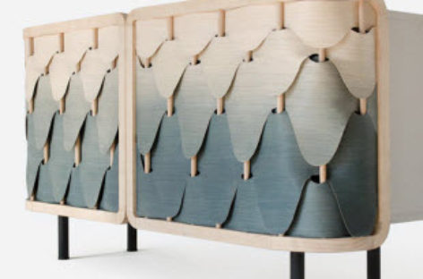 Vẻ đẹp thu hút của chiếc tủ gỗ Alato Cabinet theo phong cách ombre