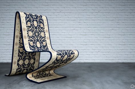 The Carpet Chair – Chiếc ghế độc đáo với hình dáng của một chiếc thảm ma thuật