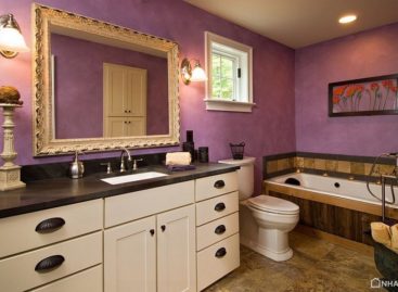 23 phòng tắm lộng lẫy với tông màu tím quyến rũ (Phần 1)