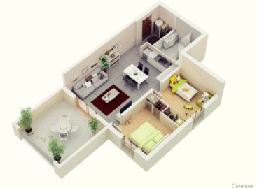 23 ý tưởng thiết kế căn hộ hai phòng ngủ (Phần 1)