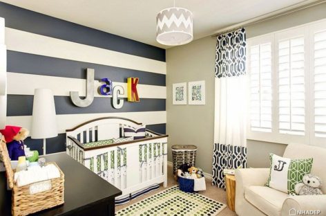 25 thiết kế phòng cho trẻ sơ sinh với màu xanh nổi bật (Phần 1)