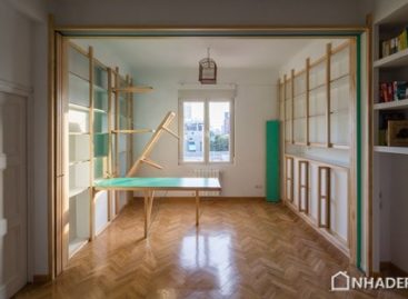 [Video] Căn hộ nhỏ ở Madrid với nội thất được tích hợp vào tường được thiết kế bởi Elii Architects