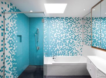 Bảy phòng tắm với gạch màu xanh đầy cảm hứng
