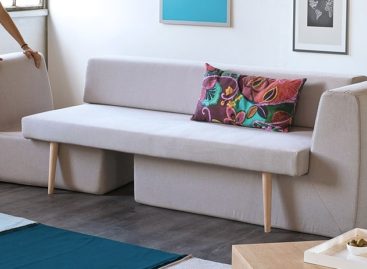 Bộ ghế sofa sang trọng với kết cấu ba trong một dành cho các căn hộ nhỏ