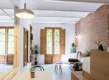 Ngắm nhìn không gian nội thất một căn hộ 25 mét vuông tại Barcelona