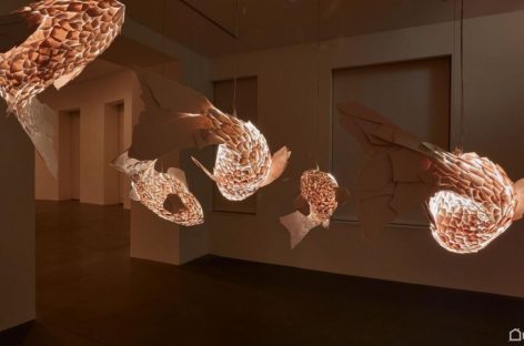 Ngắm nhìn bộ đèn cá Koi phát sáng của Frank Gehry