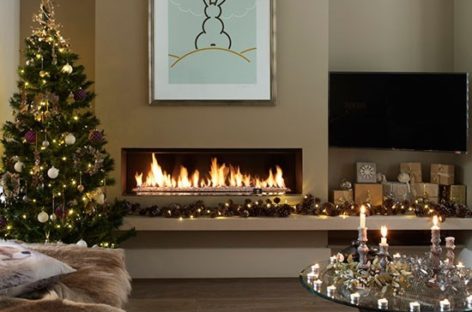 10 phong cách trang trí phòng khách hiện đại cho mùa lễ Giáng Sinh