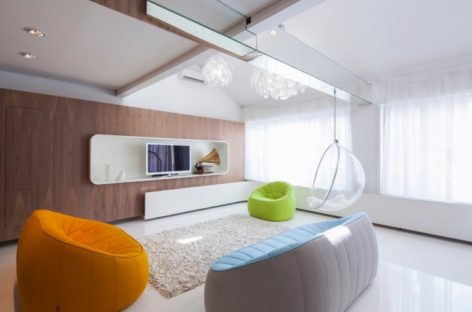 Chiêm ngưỡng căn hộ gác mái sang trọng với thiết kế đơn giản ở Hungary