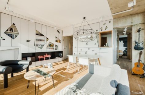 Khám phá căn hộ penthouse tràn ngập ánh sáng ở Poznan, Ba Lan