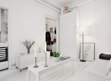 Căn hộ studio “siêu nhỏ” ở Stockholm với thiết kế Scandinavian thông minh