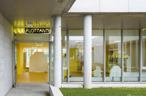 Thiết kế gian phòng sinh hoạt chung, lấy ý tưởng từ món tráng miệng L’île Flottante
