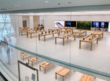 Hình ảnh Apple Store thứ hai ở Singapore bên trong sân bay Changi