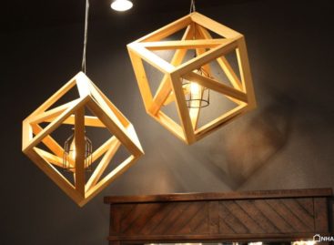 Những thiết kế đèn treo bằng gỗ ấn tượng và độc đáo