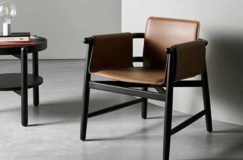 Thiết kế đơn giản và sang trọng của ghế bành Teresina từ thương hiệu Meridiani