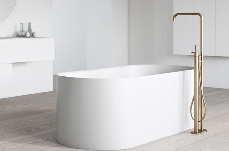 Khám phá chiếc bồn tắm SQ1 hình bầu dục của Copenhagen Bath